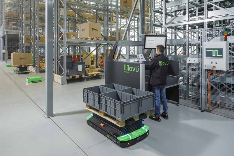 AMR Movu robot logistique